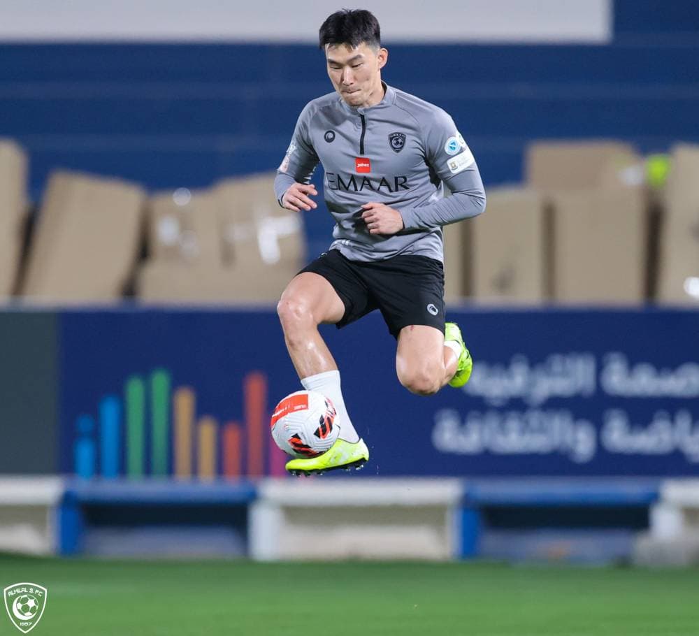  سو خلال التدريب أمس. مركز الهلال الإعلامي