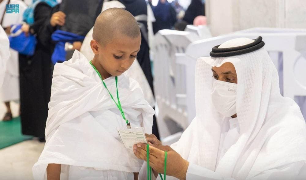 تفعيل خدمة الرموز الإرشادية لاستقبال أطفال قاصدي الحرم.   "واس"