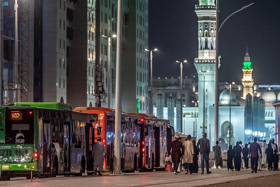 أكثر من 250 ألف مستفيد من خدمات النقل الترددي للمسجد النبوي