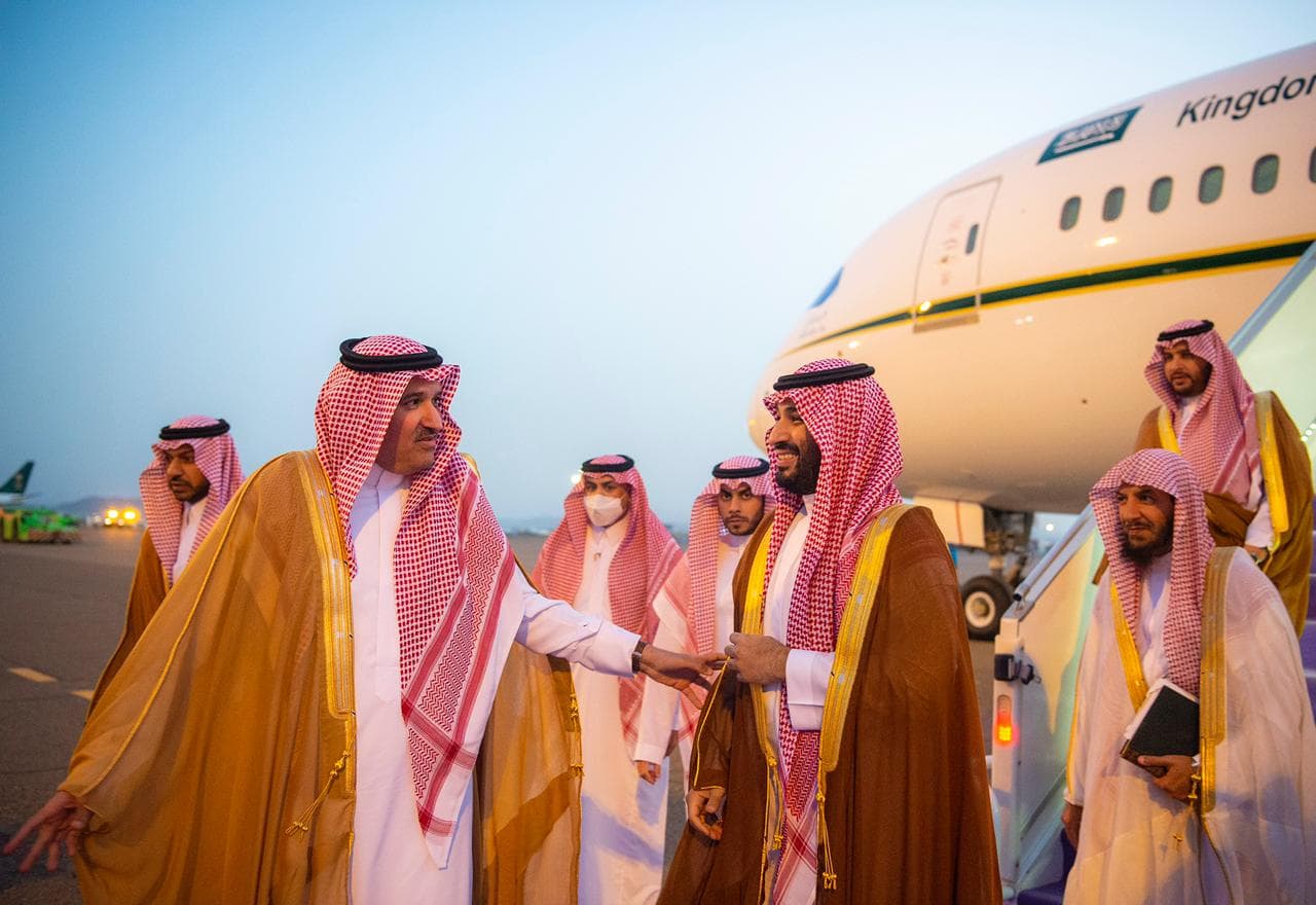 ولي العهد يصل إلى المدينة المنورة