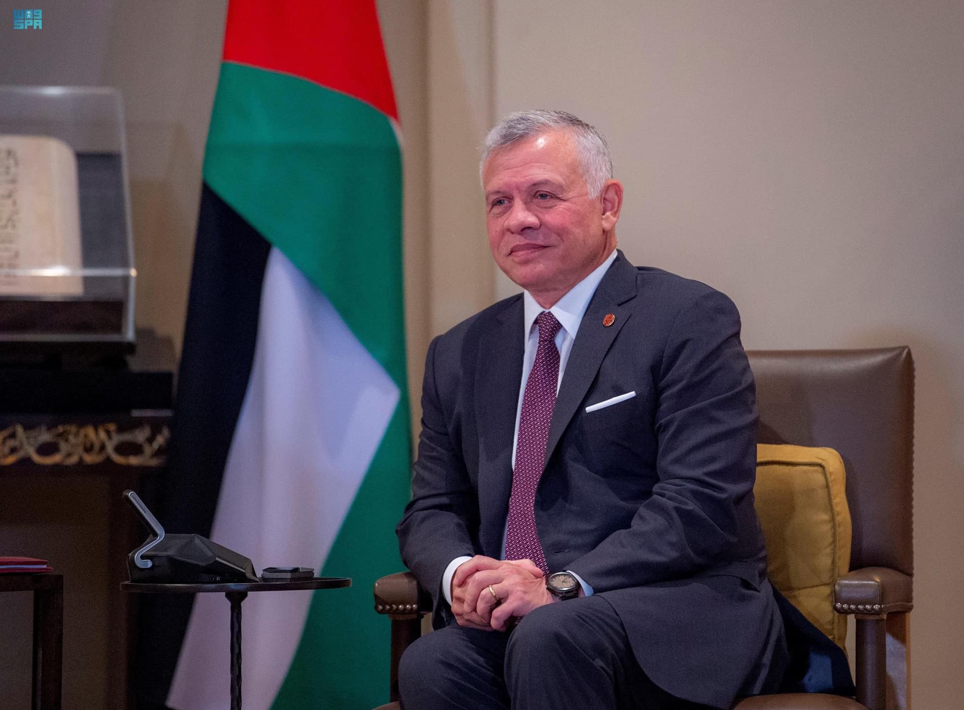 ولي العهد وملك الأردن يعقدان لقاء ثنائيا وجلسة مباحثات موسعة