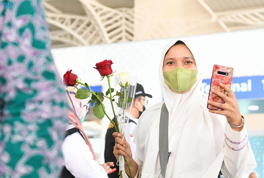 وصول أول رحلة حج للمدينة المنورة قادمة من إندونيسيا