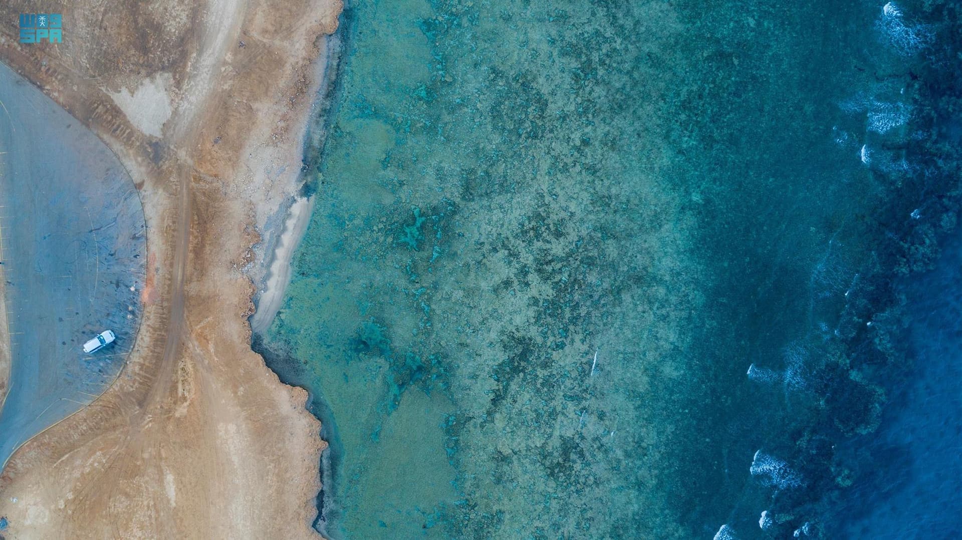 صور جوية للكورنيش الجنوبي في ضباء