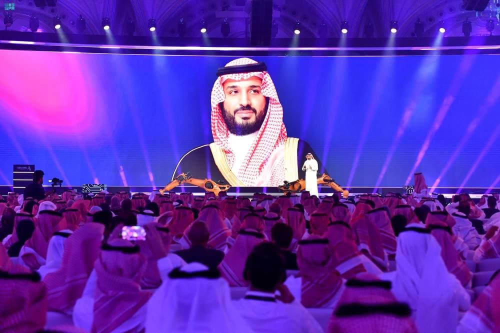 جانب من فعاليات القمة العالمية للذكاء الاصطناعي في نسختها الثانية، أمس. "واس"
