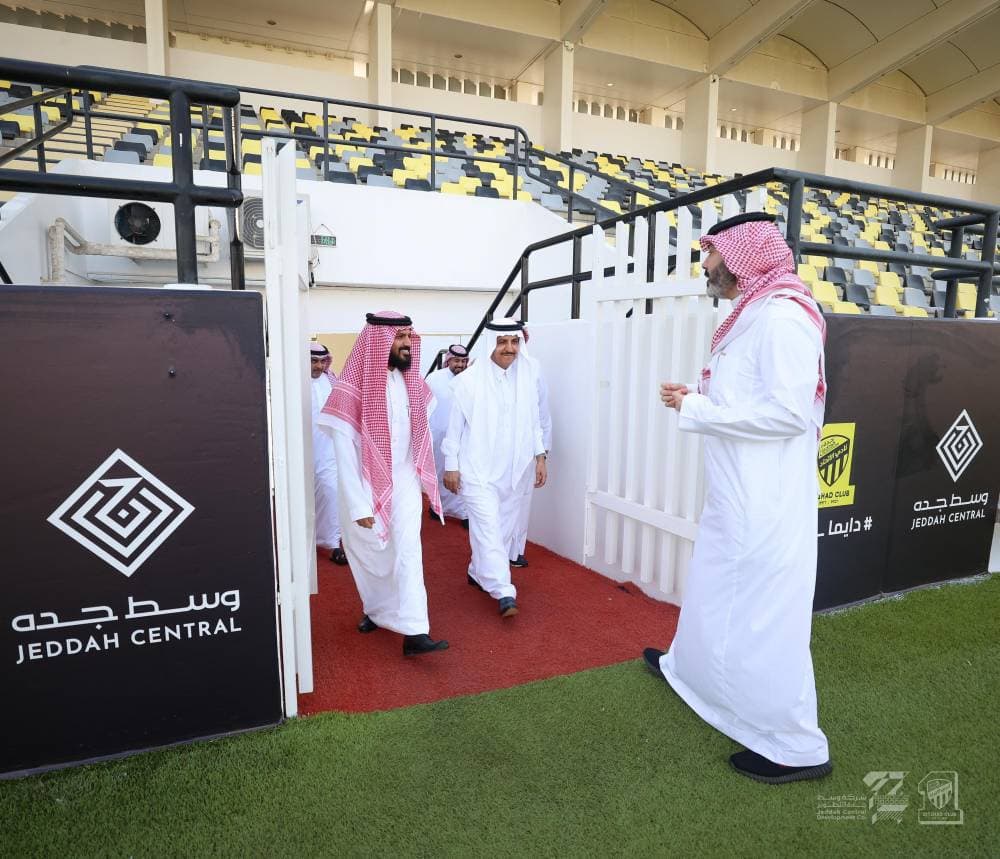 السليم والحائلي في جولة نادي الاتحاد. مركز الاتحاد الإعلامي