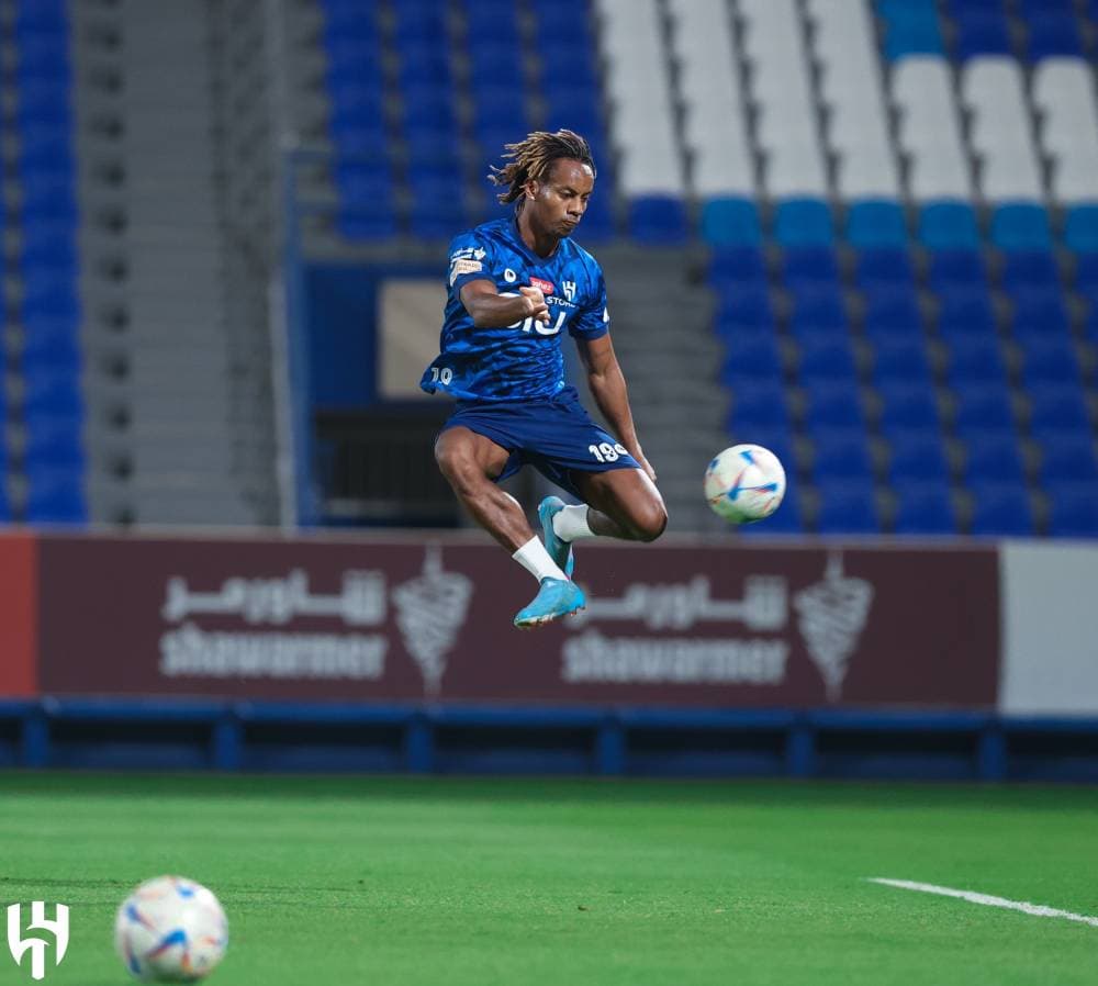 كاريلو خلال المران. مركز الهلال الإعلامي
