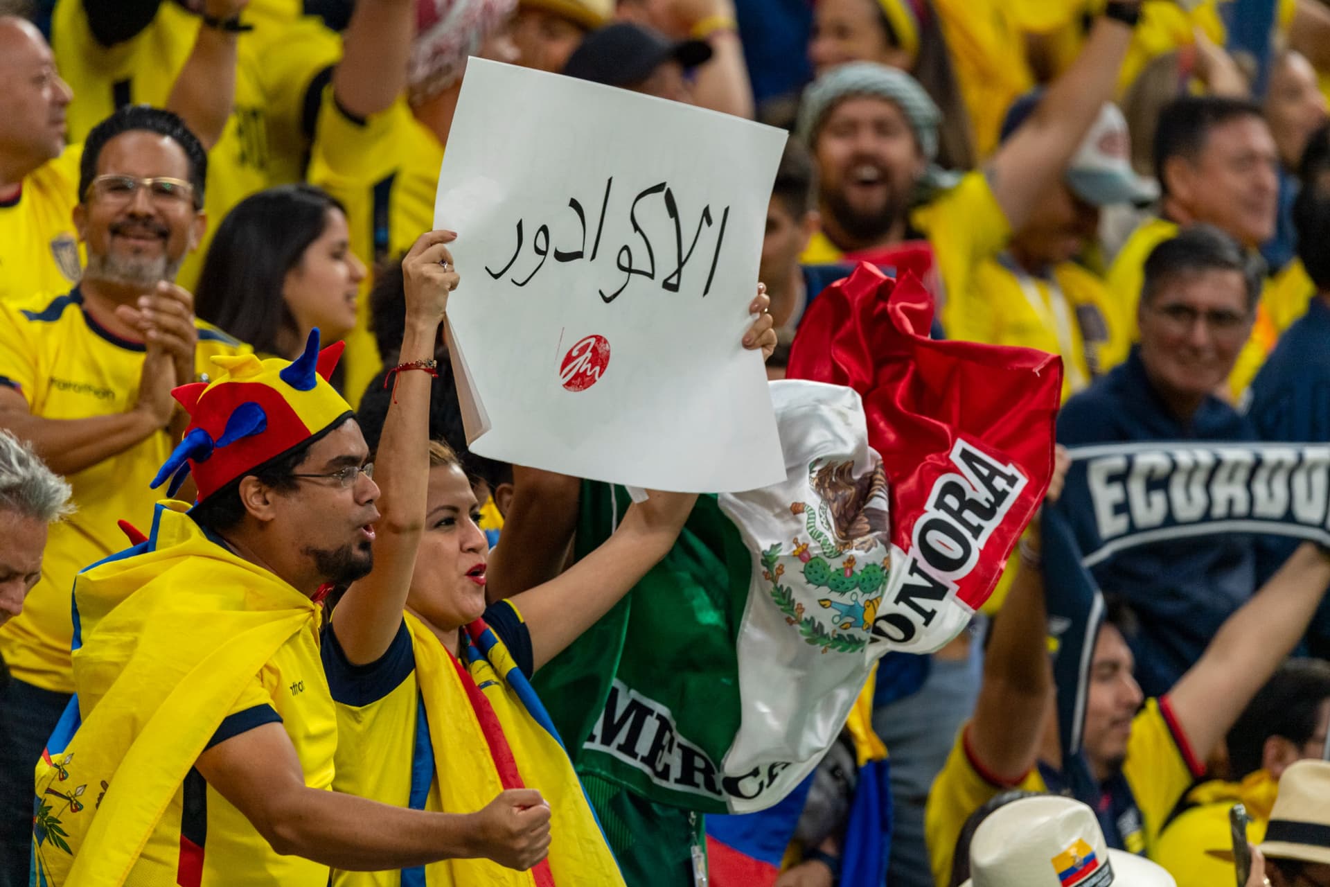 المباراة الأولى في كأس العالم .. الإكوادور تتغلب على قطر بهدفين دون مقابل