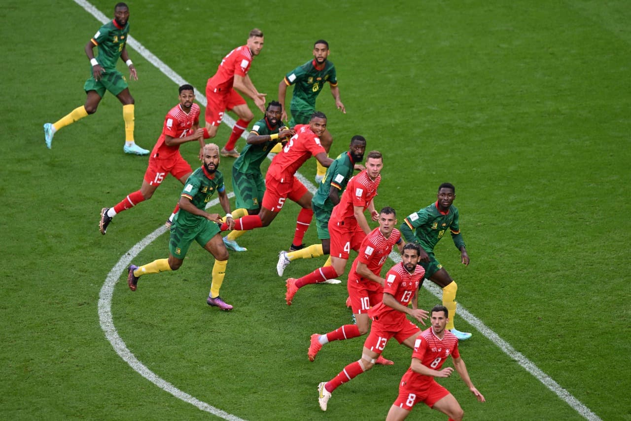 سويسرا تتغلب على الكاميرون 1-0 في كأس العالم