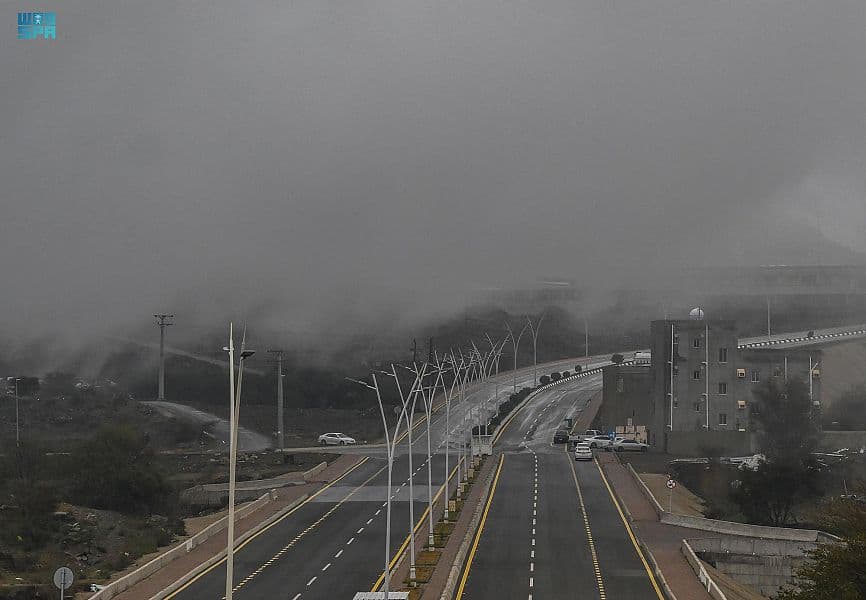 الضباب يغطي أجواء الباحة