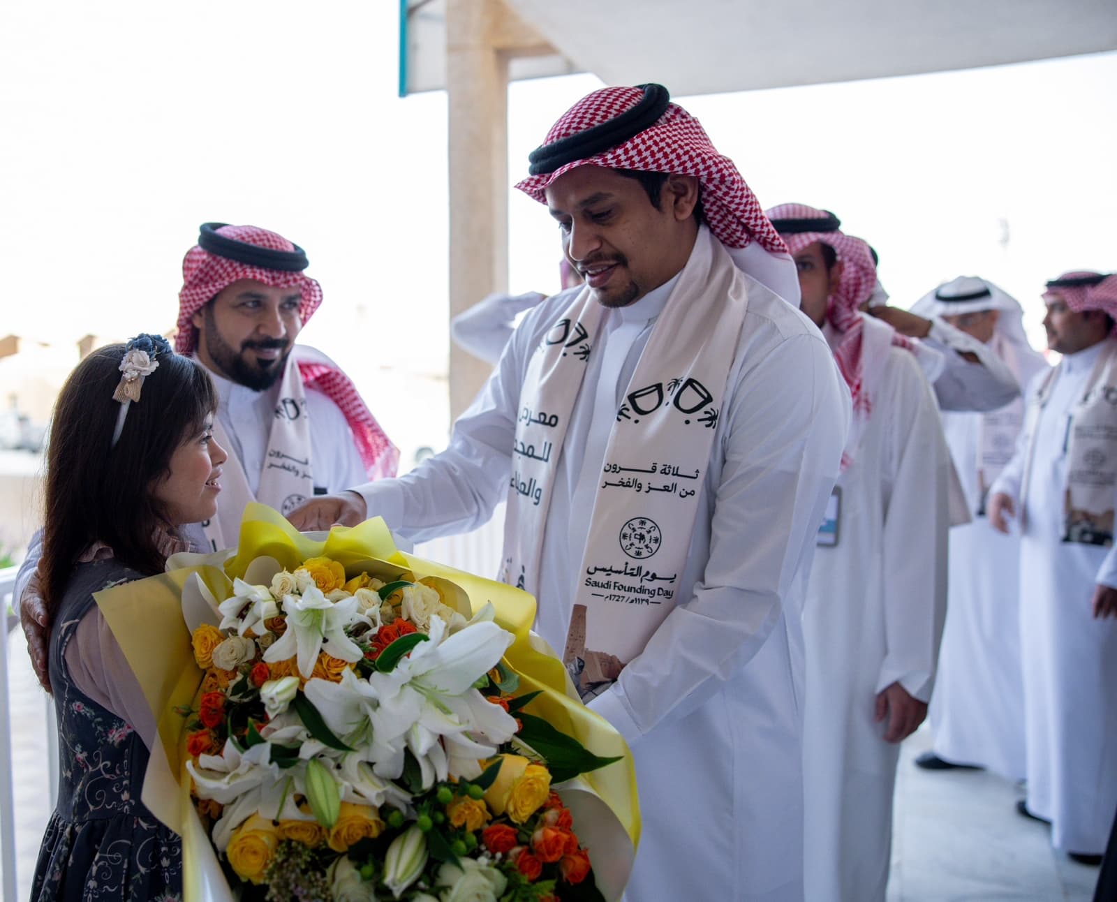 طلاب وطالبات الرياض يحتفون بيوم التأسيس بأعمال فنية وطنية في معرض " للمجد والعلياء"