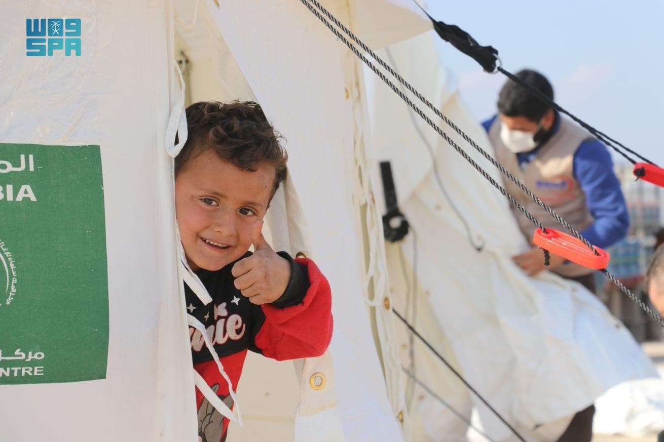 مركز الملك سلمان للإغاثة يواصل مساعداته لمتضرري الزلزال في حلب