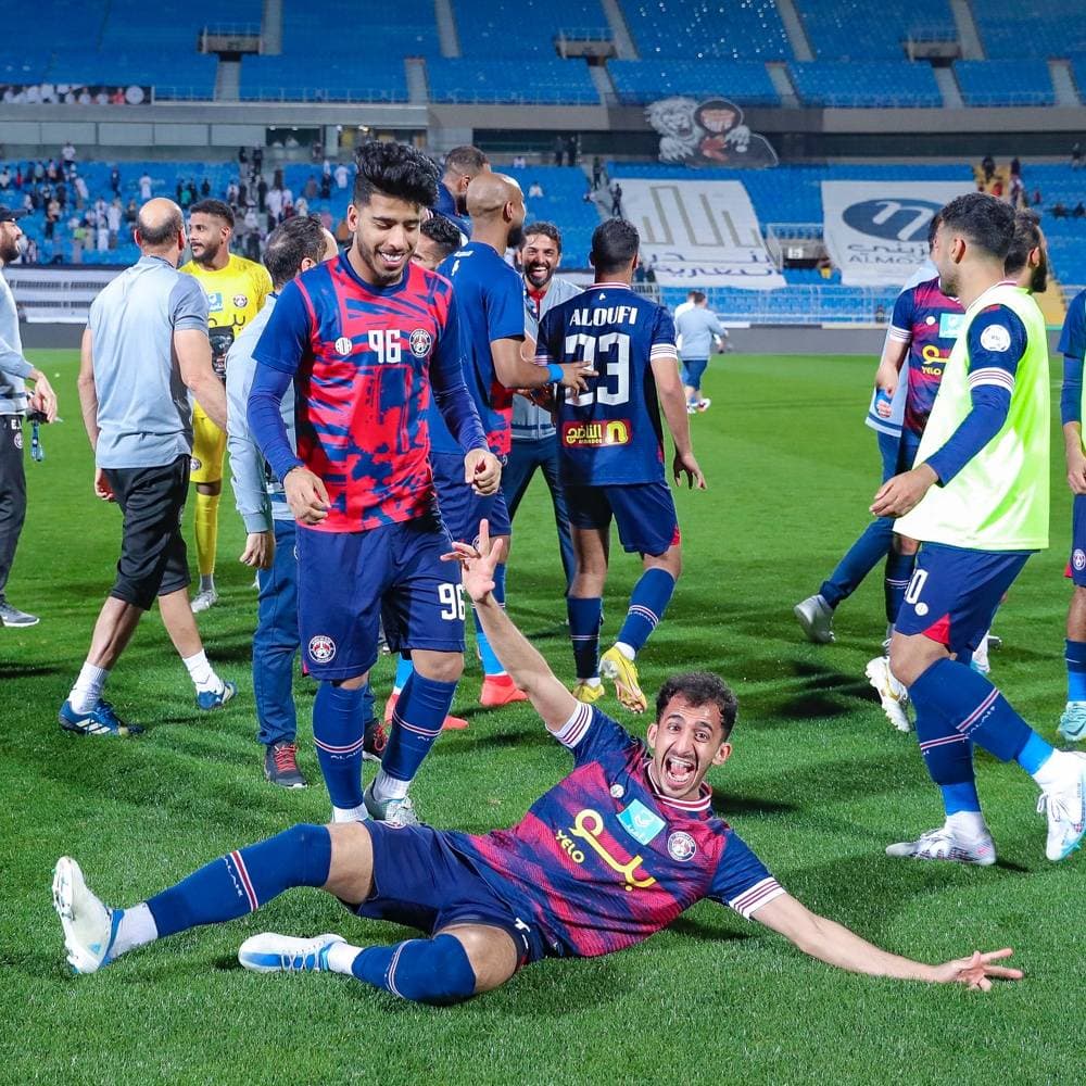 فرحة العدالة بالفوز. دوري روشن