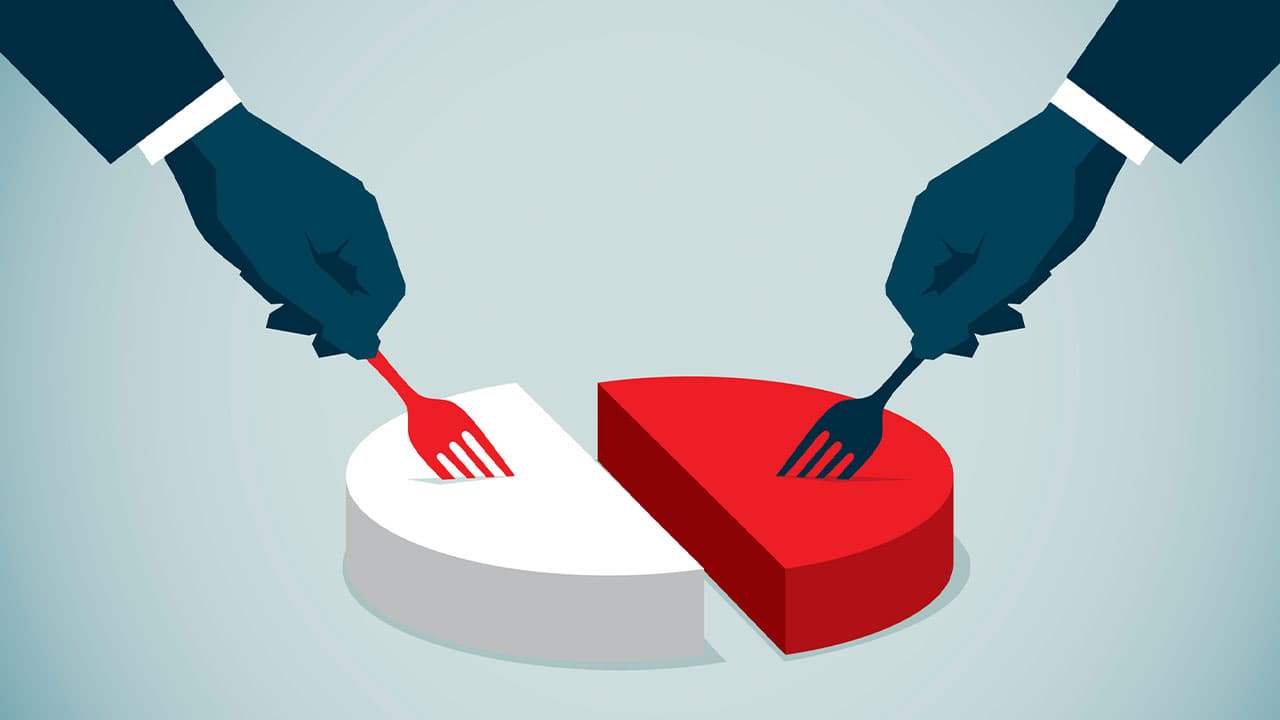 تجزئة الأسهم والتجزئة المعاكسة