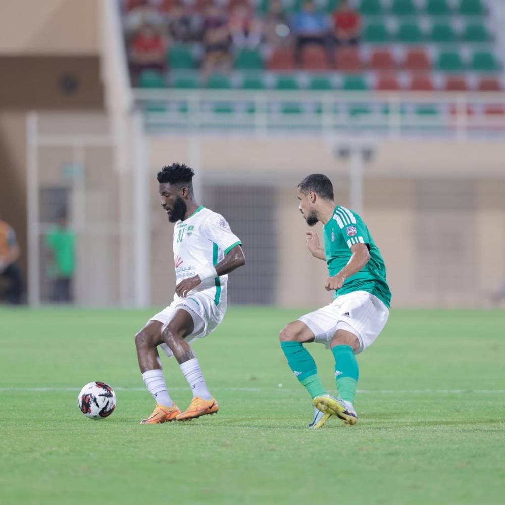 جانب من مباراة أهلي طرابلس والنهضة.