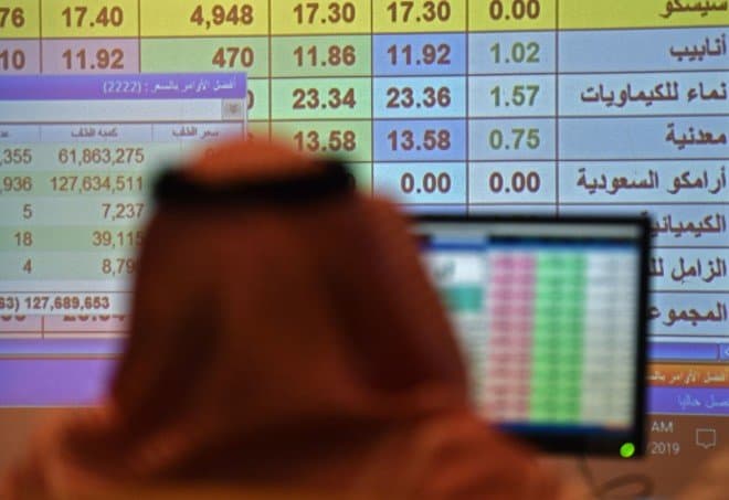 انخفض سهم أرامكو السعودية الأكثر تأثيرا على حركة المؤشر العام بنحو 1.1%