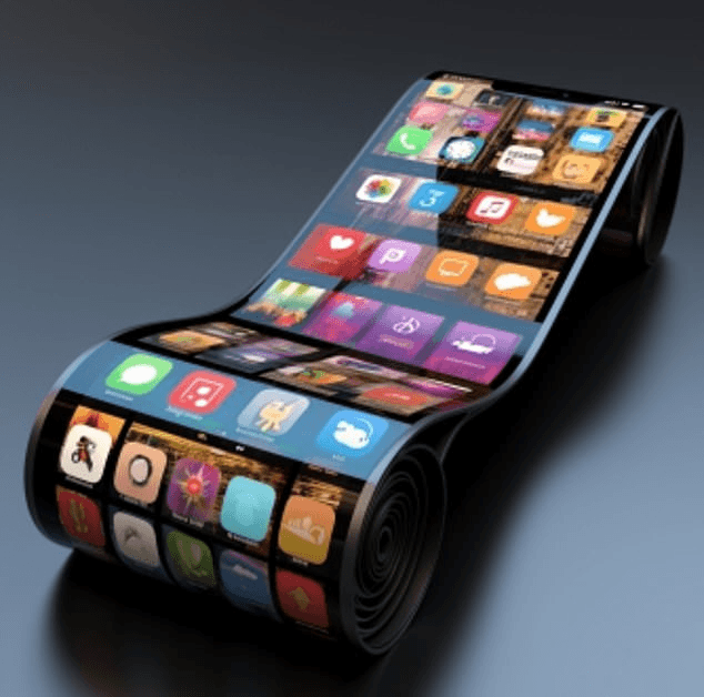 شكل الآيفون المستقبلي سيكون مثل لفافة ورق