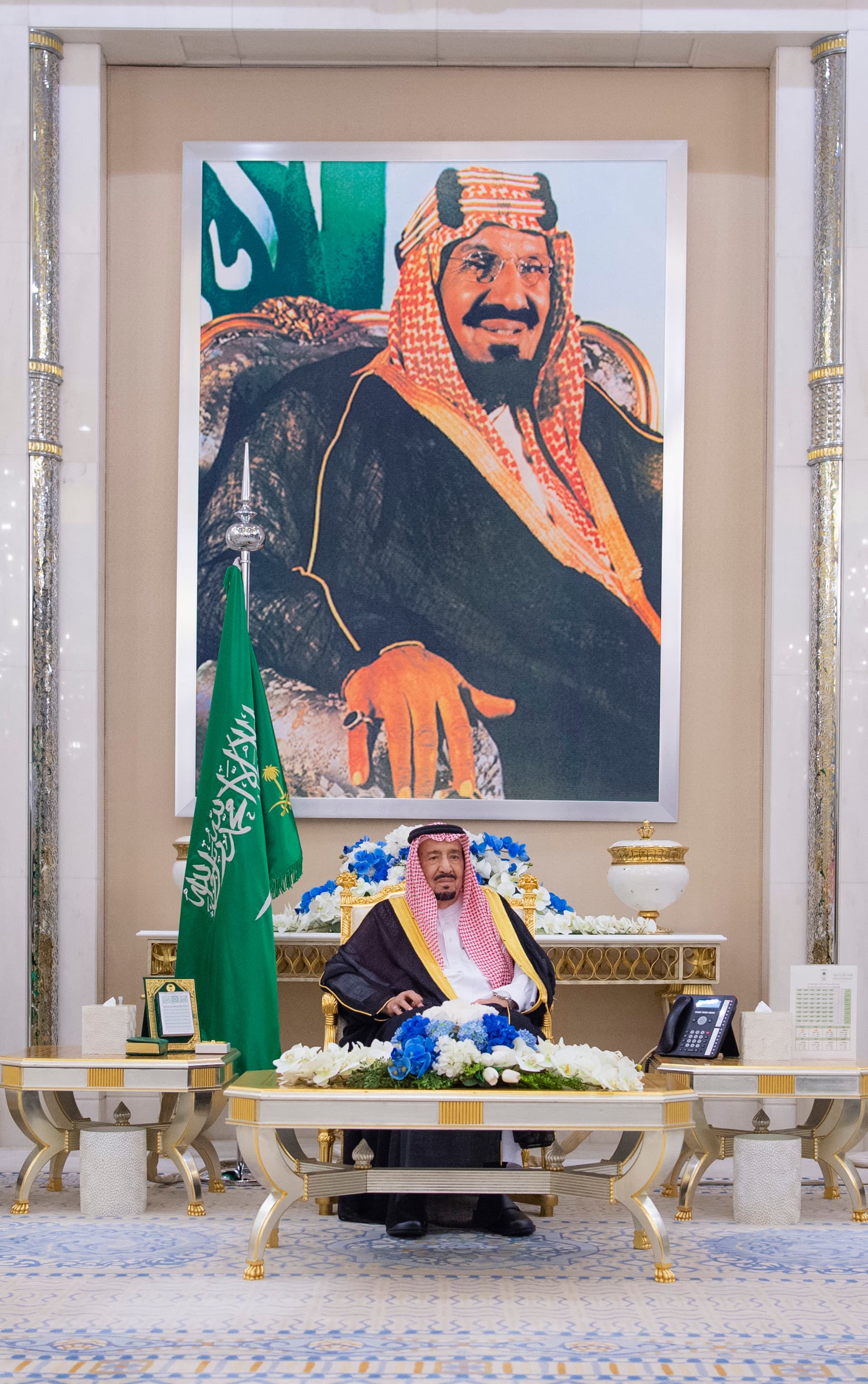  أمام خادم الحرمين الشريفين.. السفراء المعينون حديثا يؤدون القسم