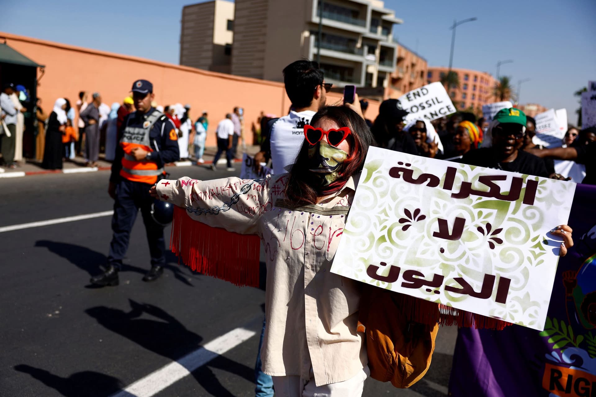 الكرامة لا الديون .. رسالة محتجين لـ "صندوق النقد"