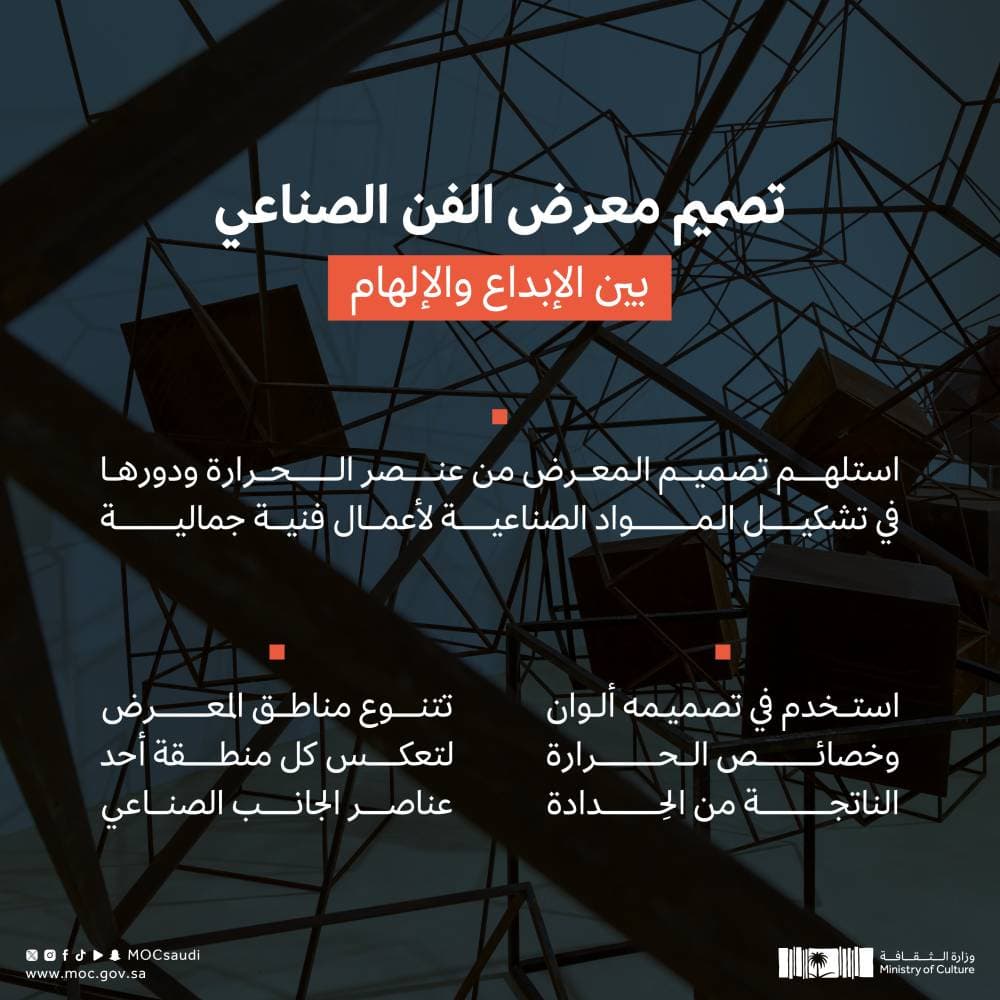 معرض الفن الصناعي .. كيف حولت الحرارة المواد إلى أعمال جمالية؟