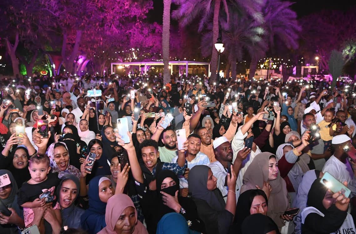 خلال فعاليات الأسبوع السوداني .. زوار حديقة السويدي يتعرفون على تراث وثقافات جديدة