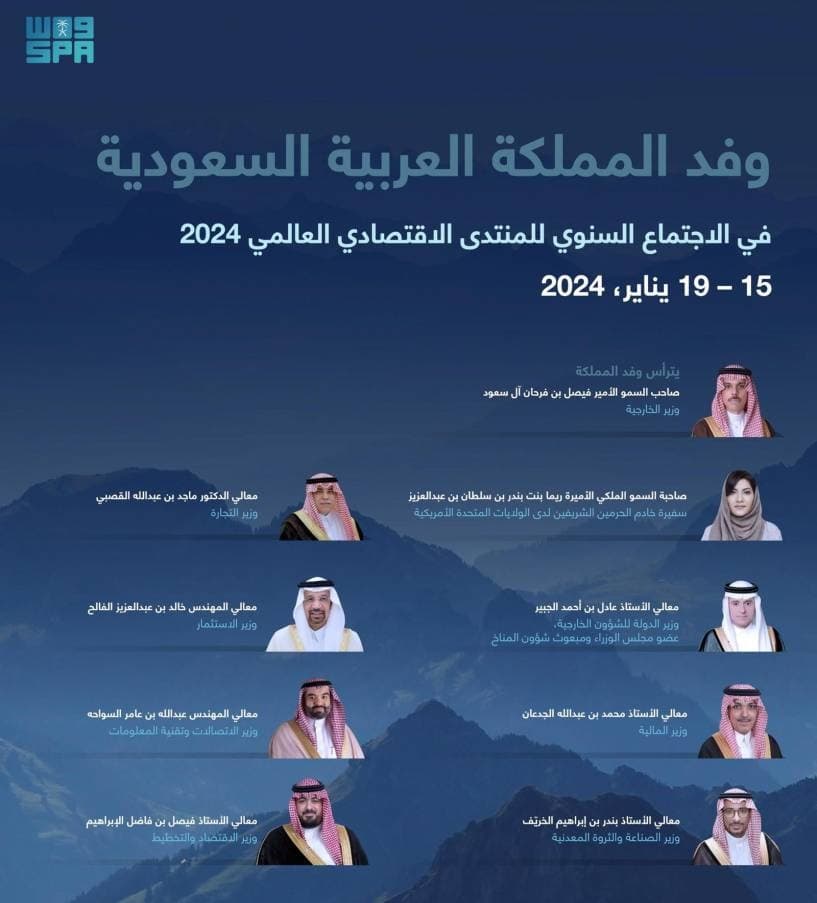 المملكة في دافوس .. استكشاف فرص التقنية الناشئة وتأثيرها على صنع السياسات