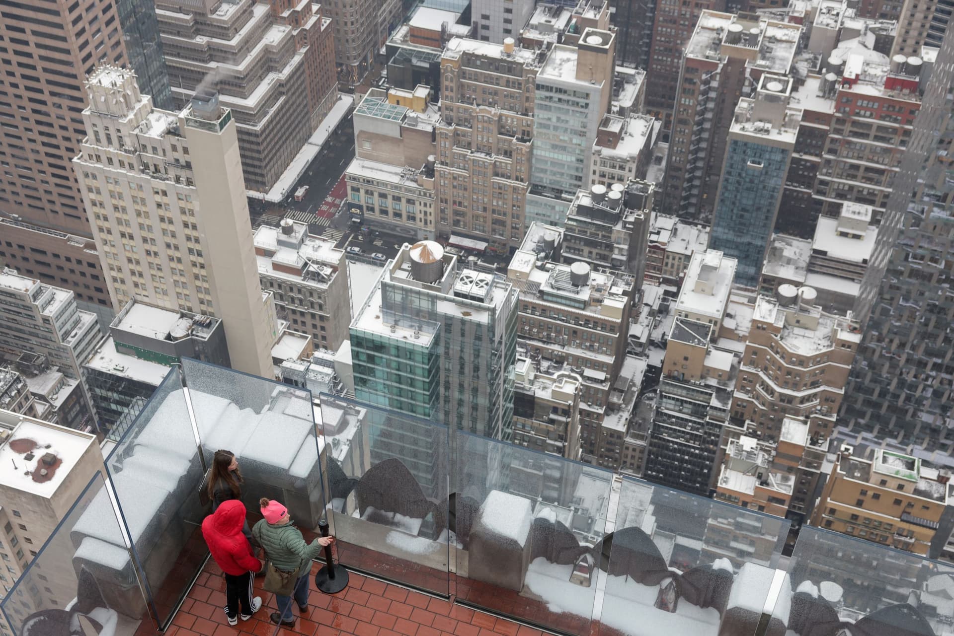 أول تساقط للثلوج منذ أكثر من 700 يوم في مانهاتن