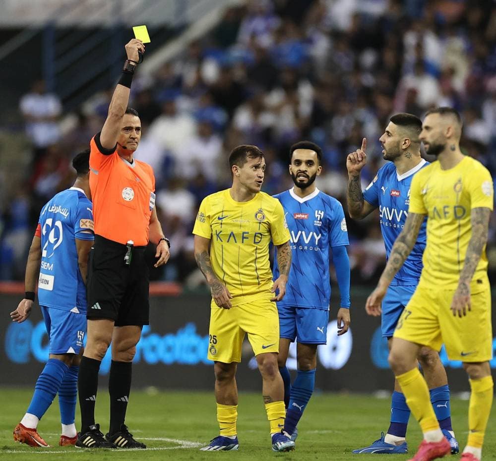 جانب من لقاء الهلال والنصر الماضي في دوري روشن السعودي. تصوير: سعد العنزي - "الاقتصادية"