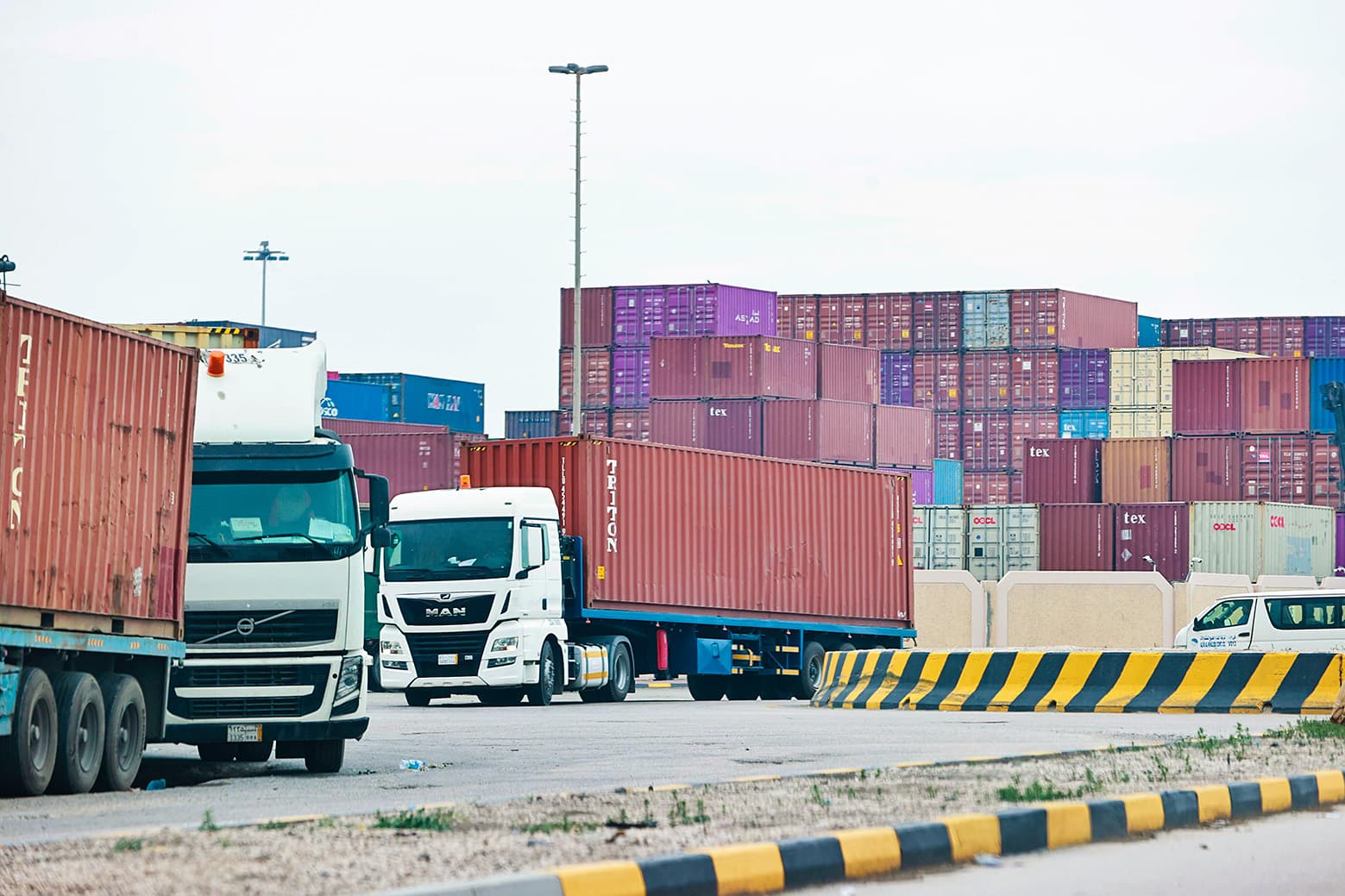 سجل ميناء الدمام زيادة تاريخية في عدد مناولة الحاويات بنحو 41.25 % خلال فبراير. تصوير: عيسى الدبيسي