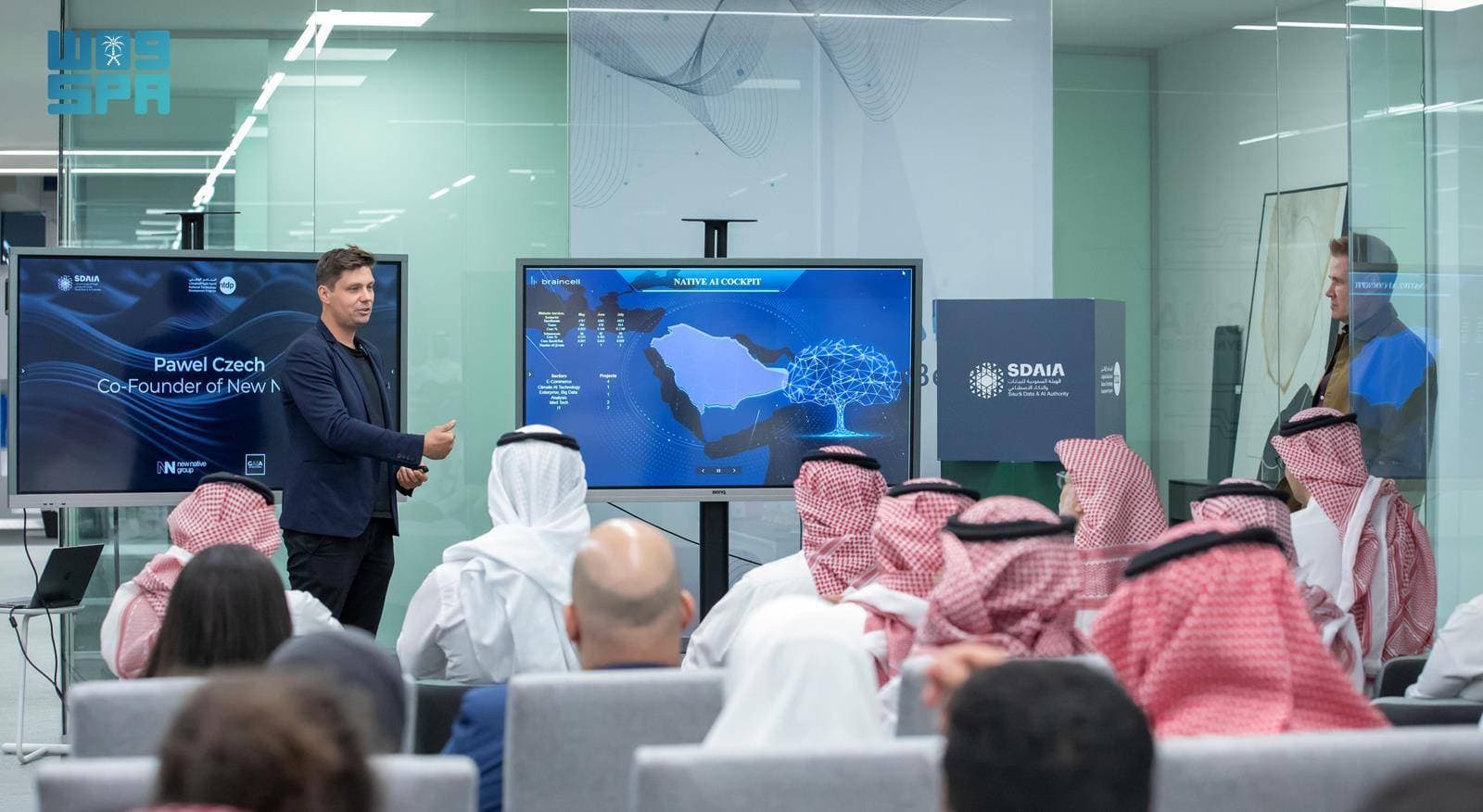 نفذت "سدايا" مشروعات مختلفة لزيادة الوعي المعرفي والتمكين التقني لدعم رؤية المملكة 2030.  "واس"