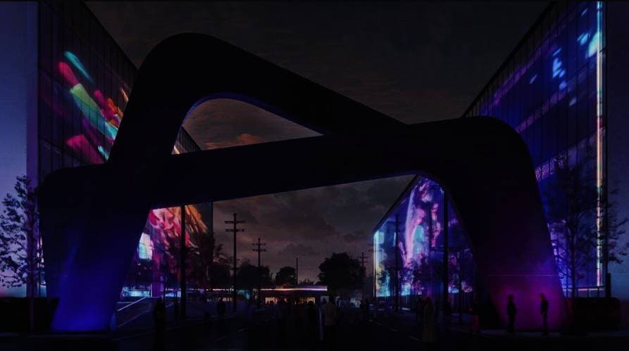 منطقة "SEF أرينا" التي ستحتضن افتتاح كأس العالم  للرياضات الإلكترونية.