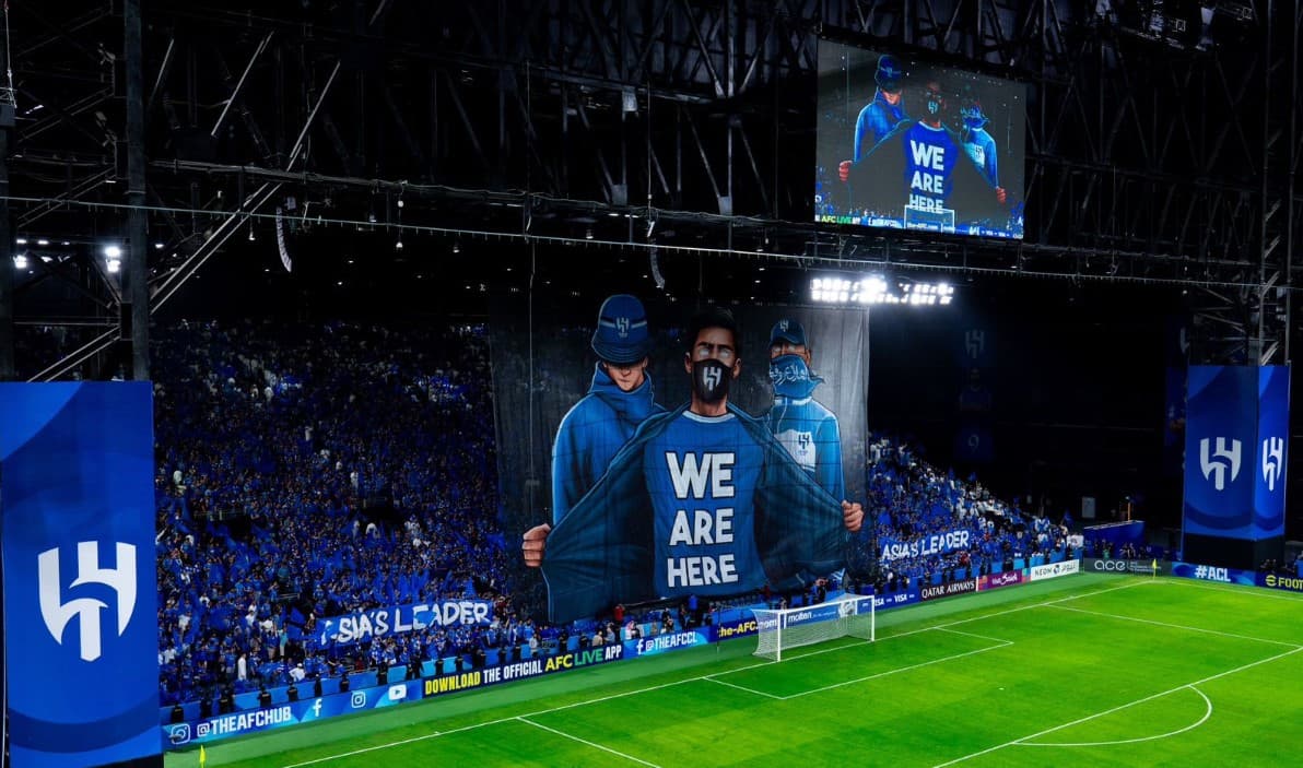 تتويج نادي الهلال بلقب دوري روشن السعودي سيكون على ملعب "المملكة أرينا". (مركز الهلال الإعلامي)