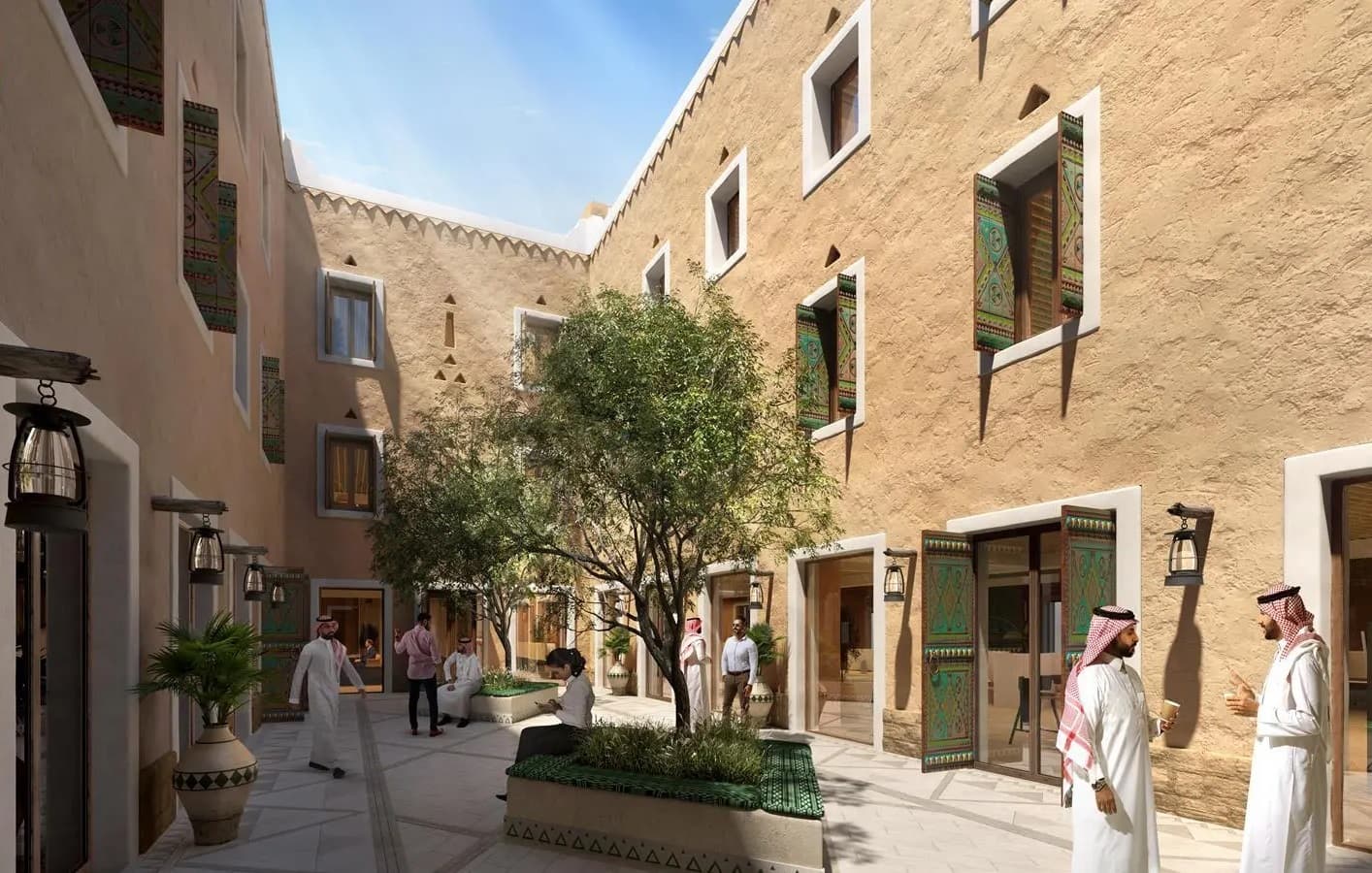 صورة توضيحية للمباني التي توفر 39 ألف متر مربع من المساحة القابلة للتأجير. المصدر: واس