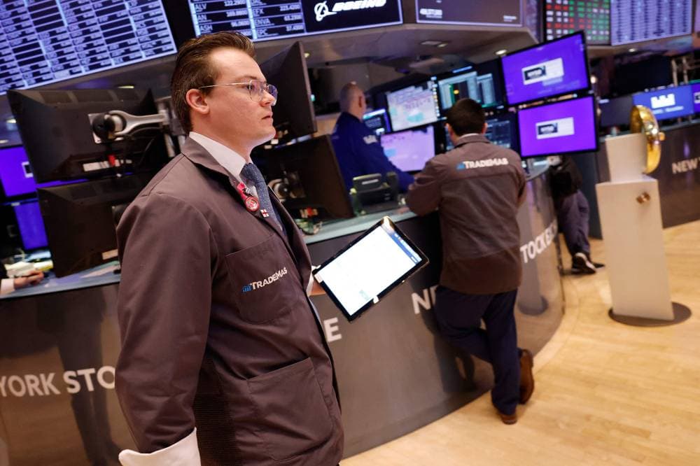 ارتفع المؤشر داو جونز الصناعي 1.27 % إلى 38709.36 نقطة. "الفرنسية"