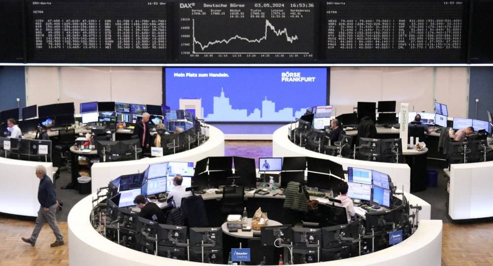 ارتفع المؤشر ستوكس 600 الأوروبي 0.4 % عند الإغلاق. "رويترز"