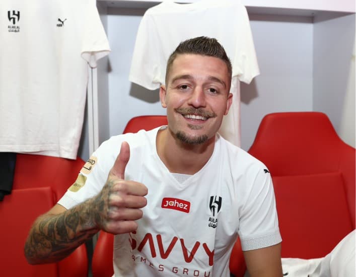 سافيتش لن يشارك في نهائي كأس الملك بسبب الإيقاف. (مركز الهلال الإعلامي)