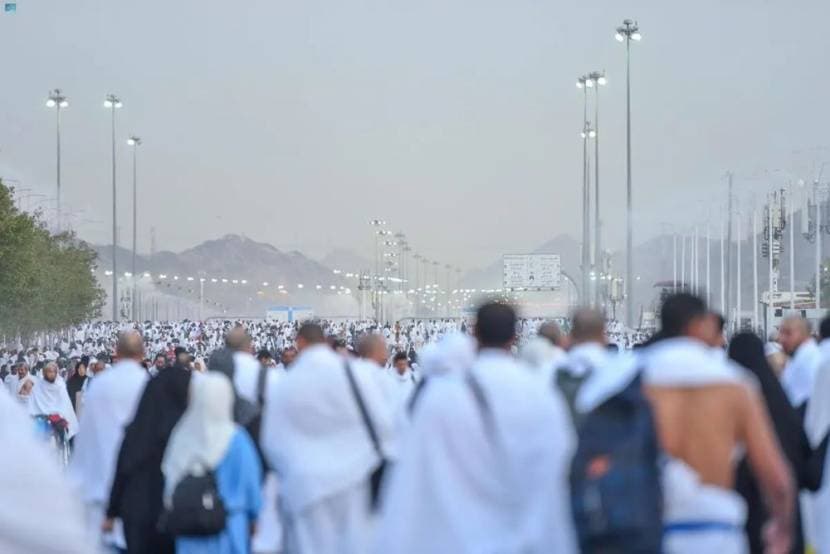 نحو 66 الف حاج لايشملهم قطار المشاعر. "واس"