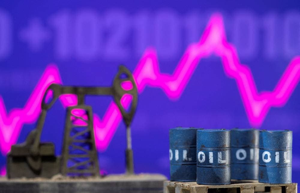 ارتفاع سعر خام برنت في بورصة إنتركونتيننتال إلى 85 دولارا للبرميل. المصدر: رويترز