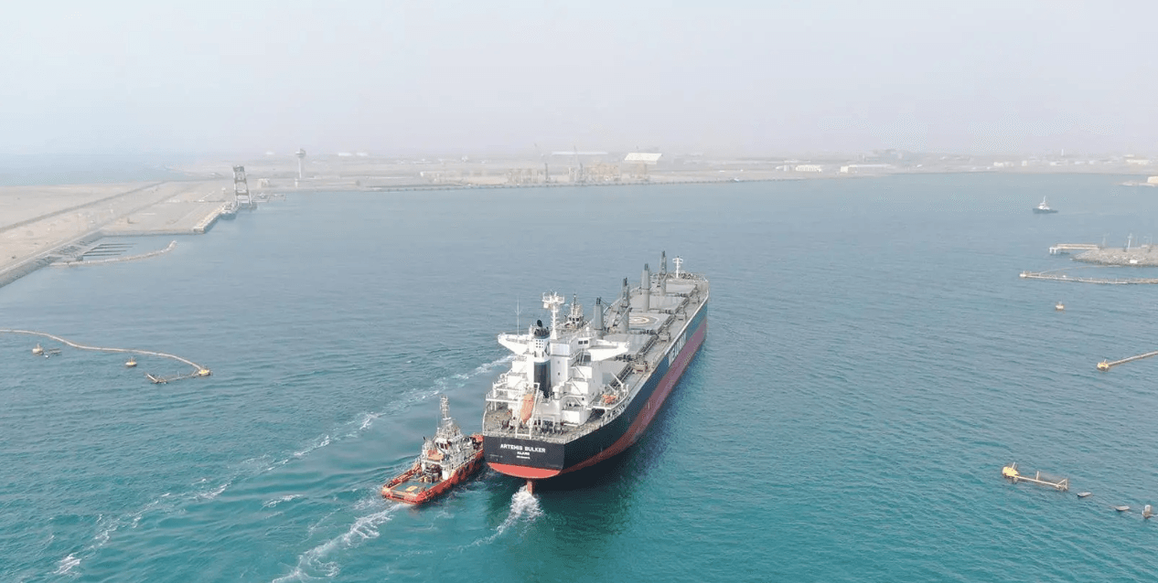 جازان تصدر 11 ألف طن من مادة سبك الحديد الصلب إلى إيطاليا