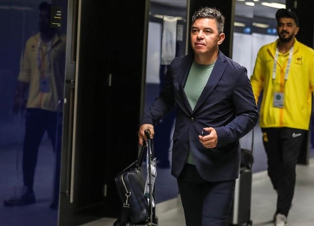  الاتحاد يتجه لإلغاء عقد المدرب الأرجنتيني مارسيلو جاياردو. (مركز الاتحاد الإعلامي)