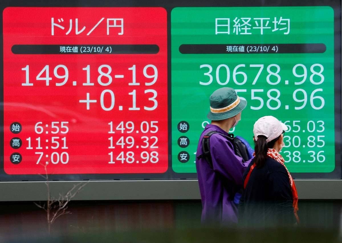 صعد مؤشر نيكاي 0.12 % ليغلق عند 39631.06 نقطة. "رويترز"