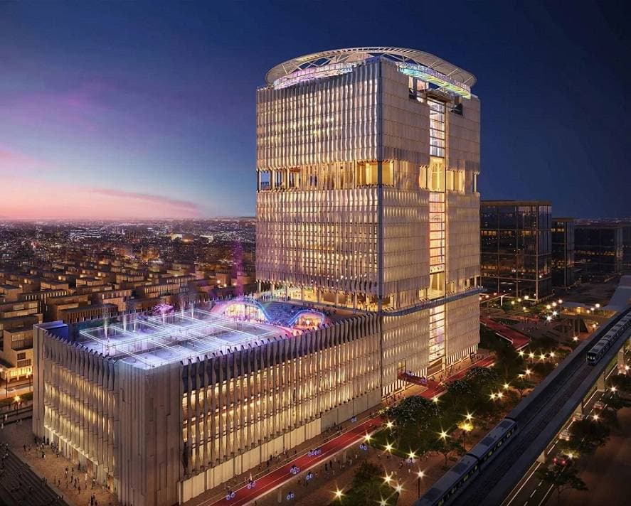 مشروع البرج الرياضي سيكون ضمن مشروع المسار الرياضي. «واس»