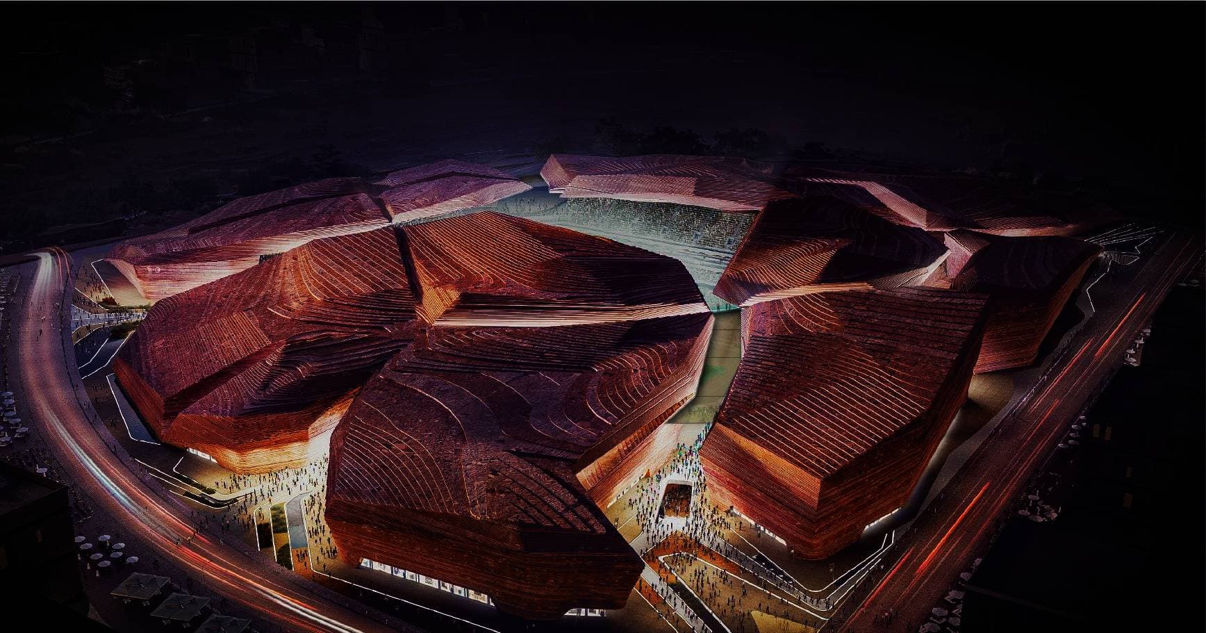 الإعلان عن  تصميم استاد المربع الجديد بسعة 45 ألف متفرج 