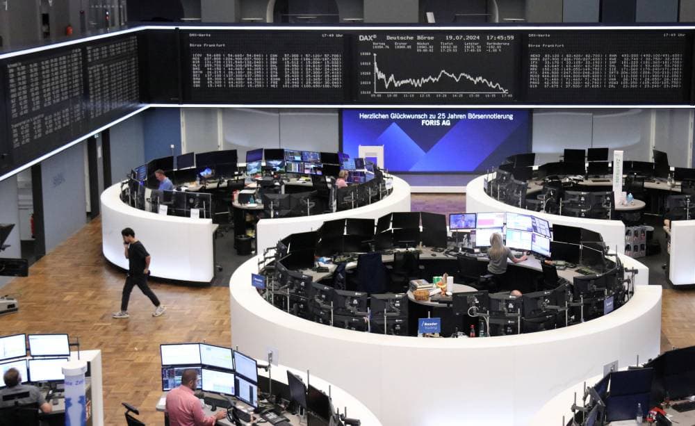 فقد مؤشر أسهم التكنولوجيا 1 % في نهاية التداولات اليوم. "رويترز"