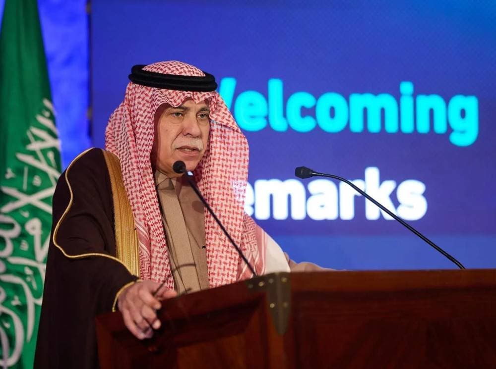 ماجد القصبي وزير التجارة السعودي. "واس"