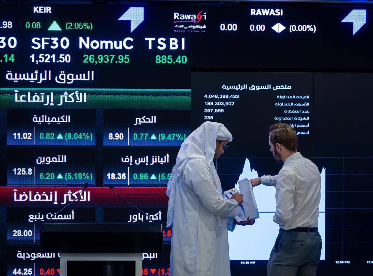 ارتفعت ملكية الأجانب في السوق السعودية إلى 412.6 مليار ريال. تصوير: يوسف الدبيسي