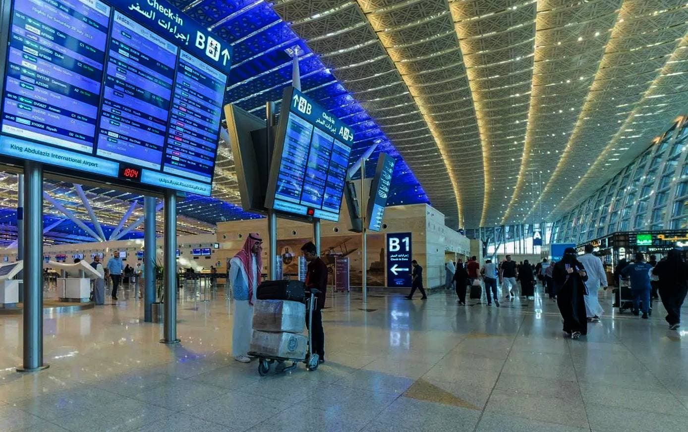 الخطوط السعودية استحوذت على 41 % من مبيعات تذاكر الرحلات الدولية. المصدر: واس