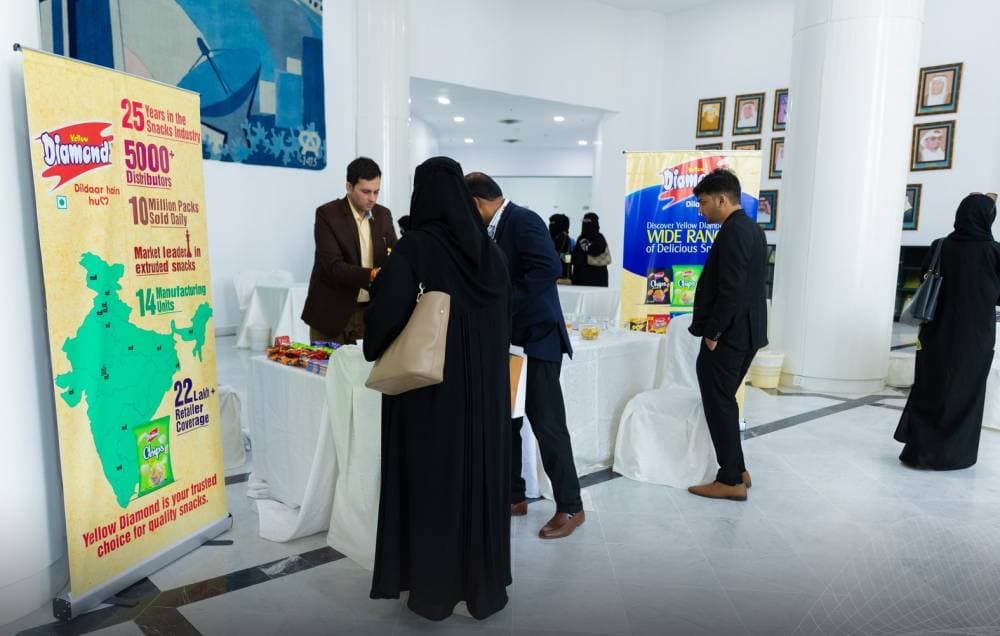 25 شركة هندية في قطاع الأغذية تعرض منتجاتها على هامش الملتقى. "غرفة جدة"