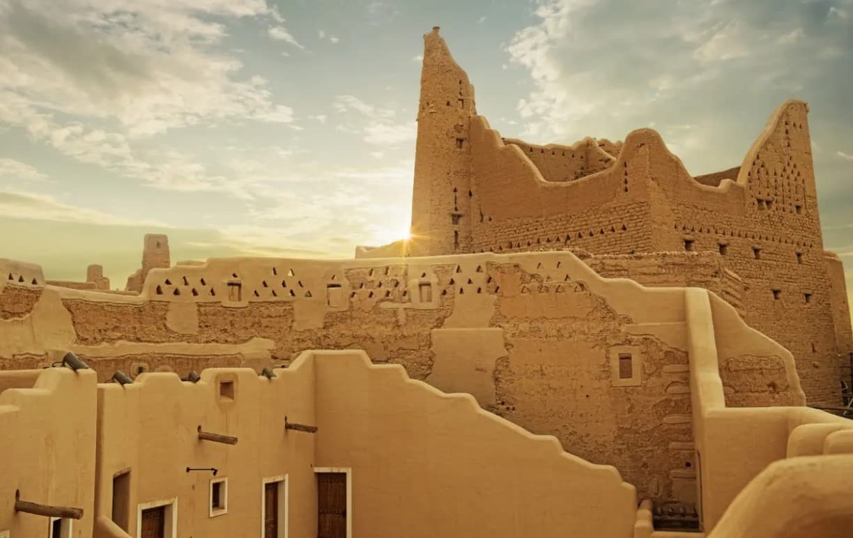 الدرعية مسجلة ضمن قائمة التراث العالمي لمنظمة اليونسكو.