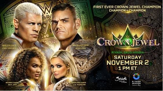 طرح تذاكر "كراون جول" على " webook" وإقامة عرض WWE RAW لأول مرة بالسعودية مطلع نوفمبر