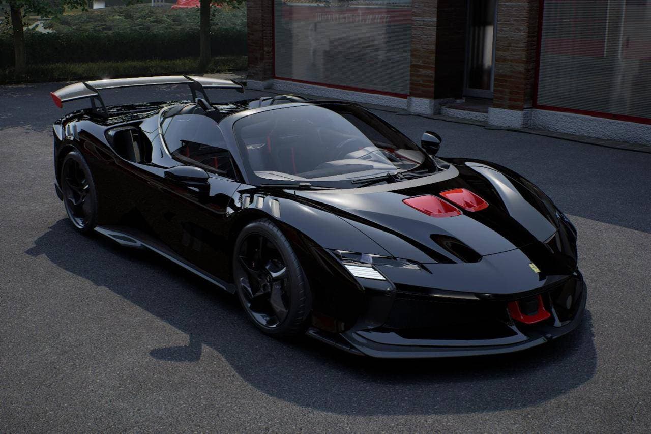 سيارة فيراري التي اقتناها اللاعب السويدي زلاتان إبراهيموفيتش.